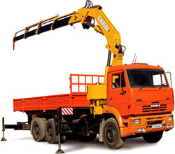 Кран-манипулятор КАМАЗ. Russian crane-manipulator KAMAZ Кран-манипулятор КАМАЗ. Russian crane-manipulator KAMAZ