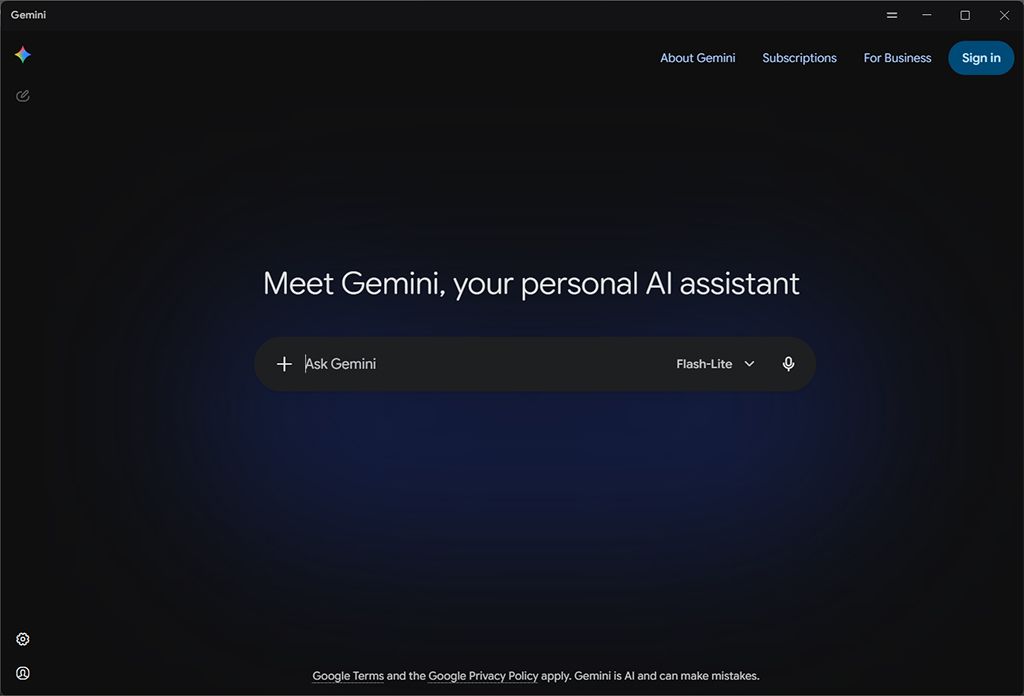 Google выпустила приложение Gemini для Windows с быстрым вызовом по Alt + Пробел Google выпустила приложение Gemini для Windows с быстрым вызовом по Alt + Пробел