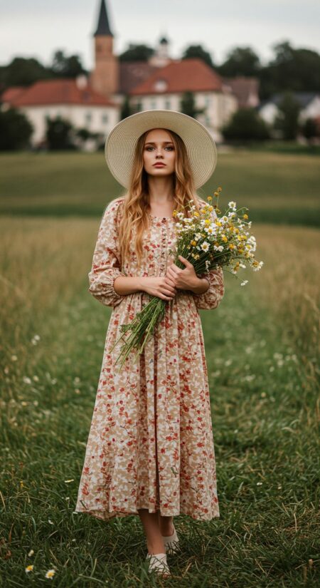 Женщина в элегантном платье и шляпе с букетом цветов: фотографии Freepik с промптом Женщина в элегантном платье и шляпе с букетом цветов: фотографии Freepik с промптом