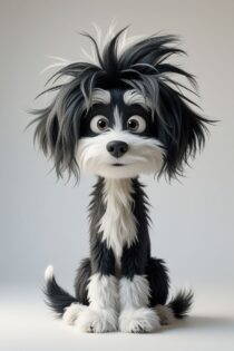 Генерируем мультяшную собаку с характером — Промпт для Leonardo.ai