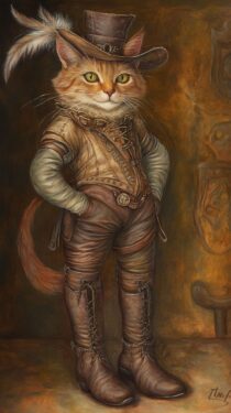 Генерация изображения «Кот в сапогах» с помощью искусственного интеллекта: Midjourney и Leonardo.ai