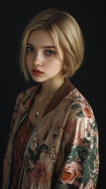 Красивые фото ИИ-девушек на экран телефона – Миджерни фото