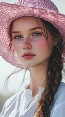 Красивые фото ИИ-девушек на экран телефона – Миджерни фото