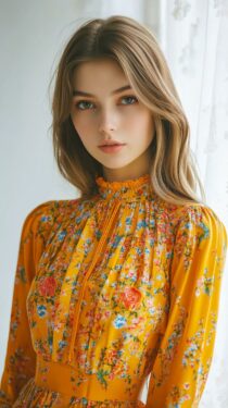 Красивые русские девушки 20 лет — Нейросеть MidJourney, 12 вертикальных фотографий