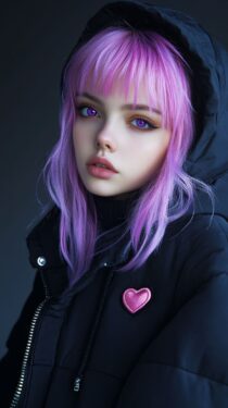 Красивые фото ИИ-девушек на экран телефона – Миджерни фото