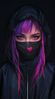 Красивые фото ИИ-девушек на экран телефона – Миджерни фото