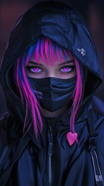 Красивые фото ИИ-девушек на экран телефона – Миджерни фото