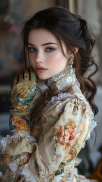 Красивые фото ИИ-девушек на экран телефона – Миджерни фото