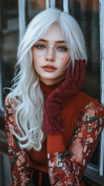 Красивые фото ИИ-девушек на экран телефона – Миджерни фото