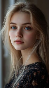 Красивые фото ИИ-девушек на экран телефона – Миджерни фото