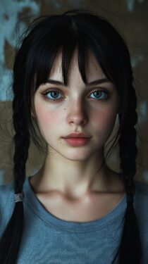 Красивые фото ИИ-девушек на экран телефона – Миджерни фото