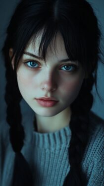 Красивые фото ИИ-девушек на экран телефона – Миджерни фото