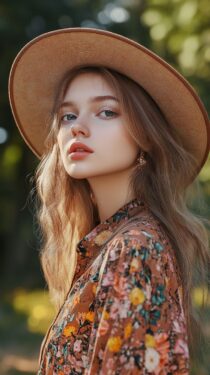 Красивые фото ИИ-девушек на экран телефона – Миджерни фото